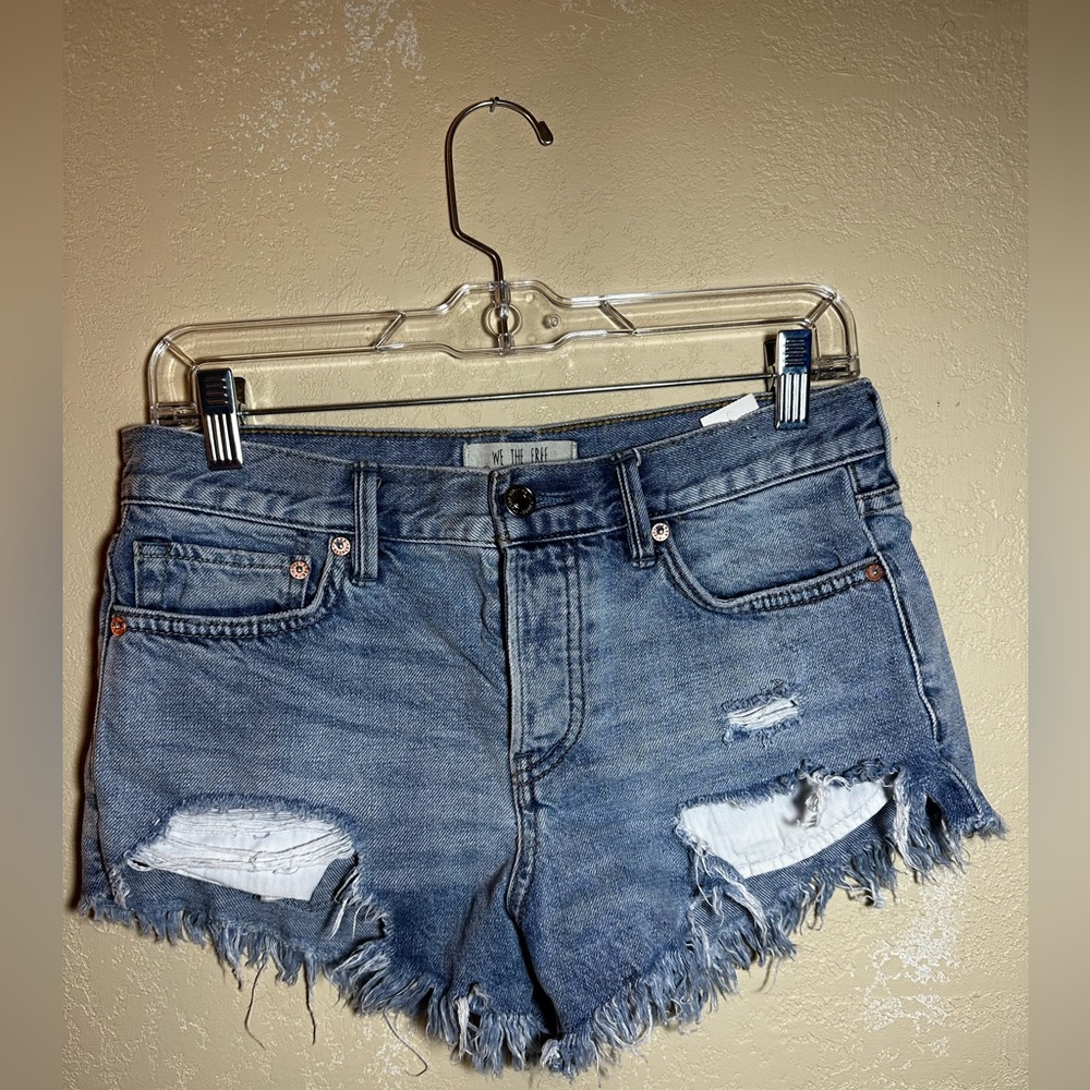 free people movement jean shorts